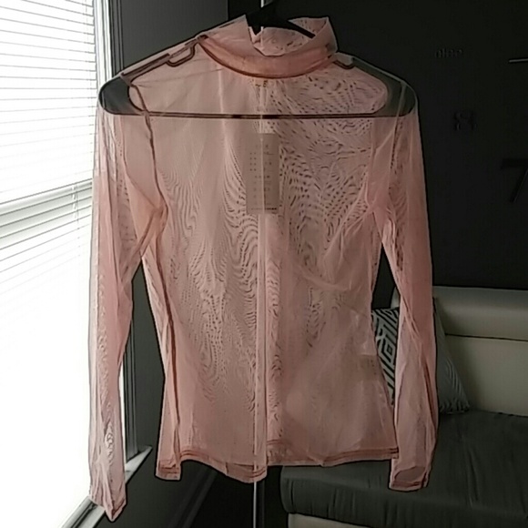 Tops - Sheer long sleeve top